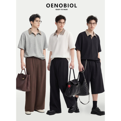 夏季男士极简低调短袖T恤