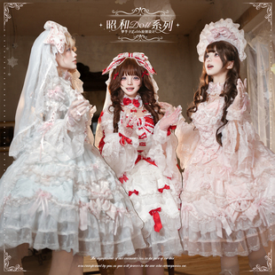 2.18再贩【昭和dollSP】定金古早Lolita洋装花嫁连衣裙梦孚子