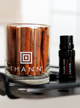 泰国THANN庭润无火香薰精油摆件香木肉桂/柠檬草/茉莉玫瑰/伯爵茶