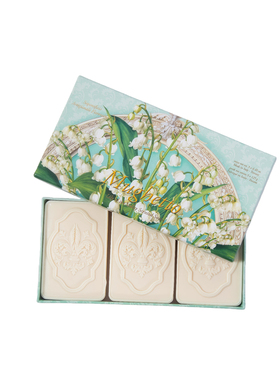 意大利S.A.F芙罗蒂诺佩特罗兰玲花香氛皂礼盒125g*3沐浴伴手礼袋