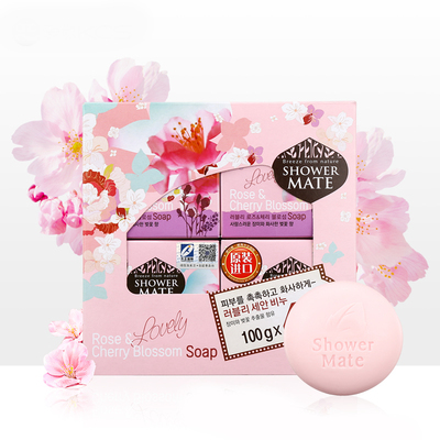 爱敬KCS玫瑰樱花皂香水皂