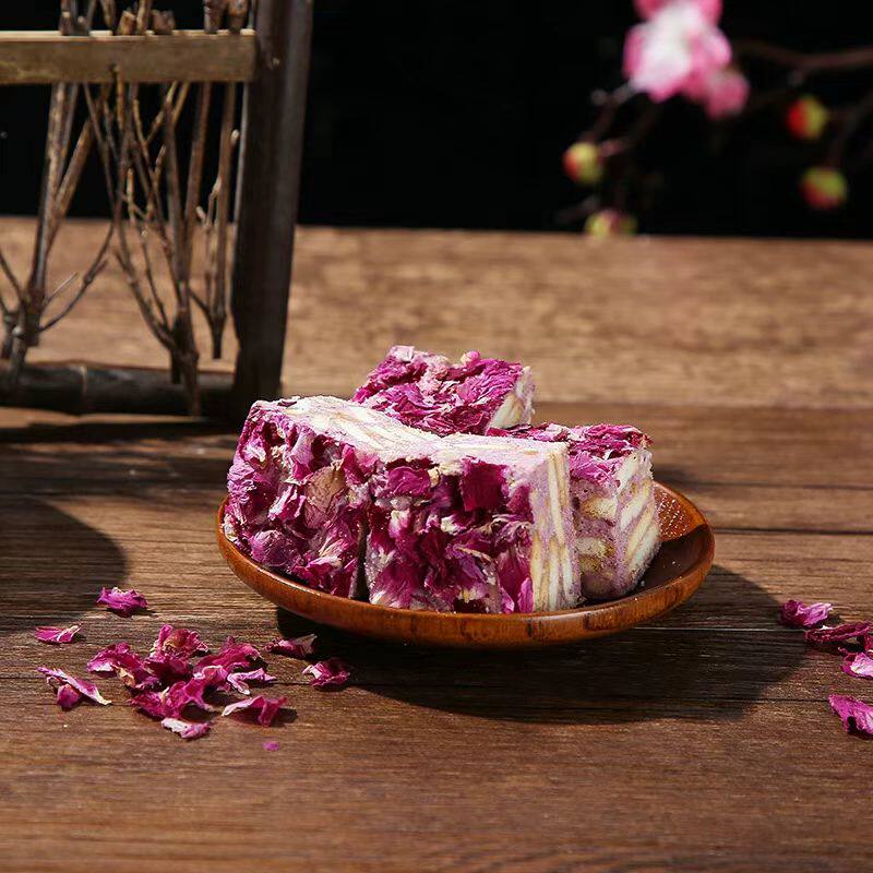 玫瑰雪花酥饼干拉丝奶酥送女友闺蜜婚庆结婚喜糖糕点零食