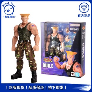 正品现货 全新SHF 街头霸王 街霸6 扫把头古烈 可动模型 成品手办