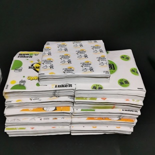 台湾饭团纸外卖饭团包装纸加厚防油汉堡纸一次性食品打包袋定制