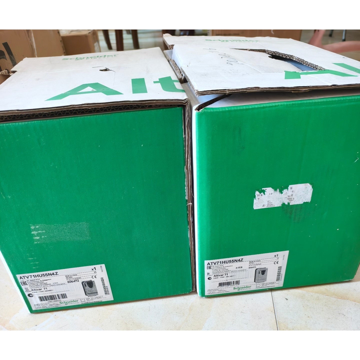 施耐德ATV71HU55N4Z变频器全新原装正品数量3台议价 维修