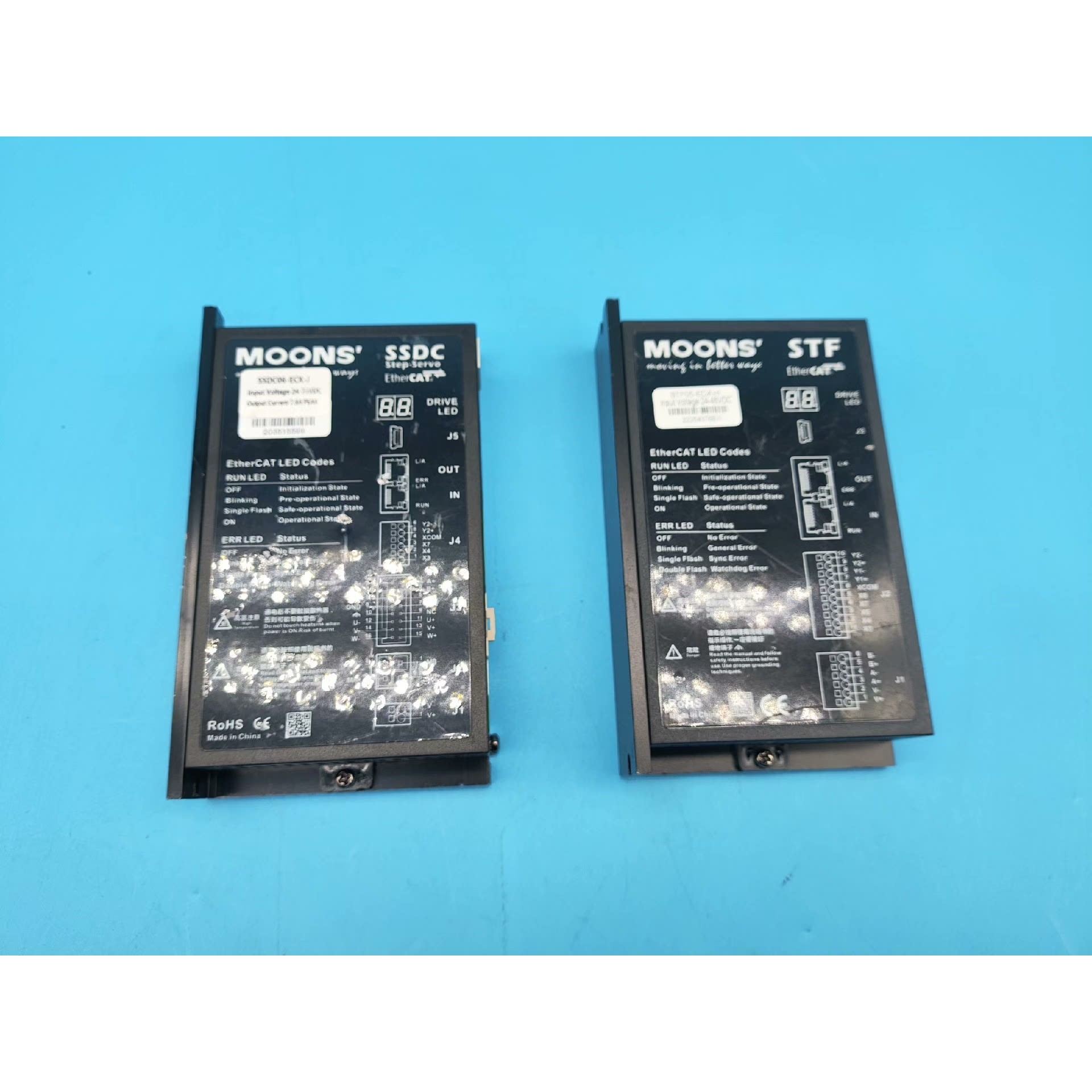 MOONS鸣志步进电机驱动器SSDC06-ECX-J STF维修咨询