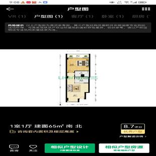 检测火车南站附近,润和原筑小区卖个房子,67平套一,黄 咨询