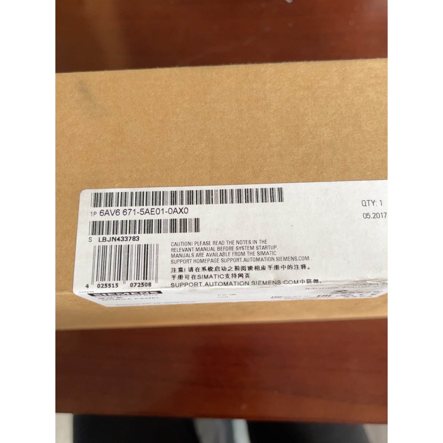 西门子 接线盒6AV6671-5AE01-0AX0 全新原装 备件议价