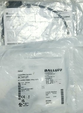 巴鲁夫 BCS012T议价 维修