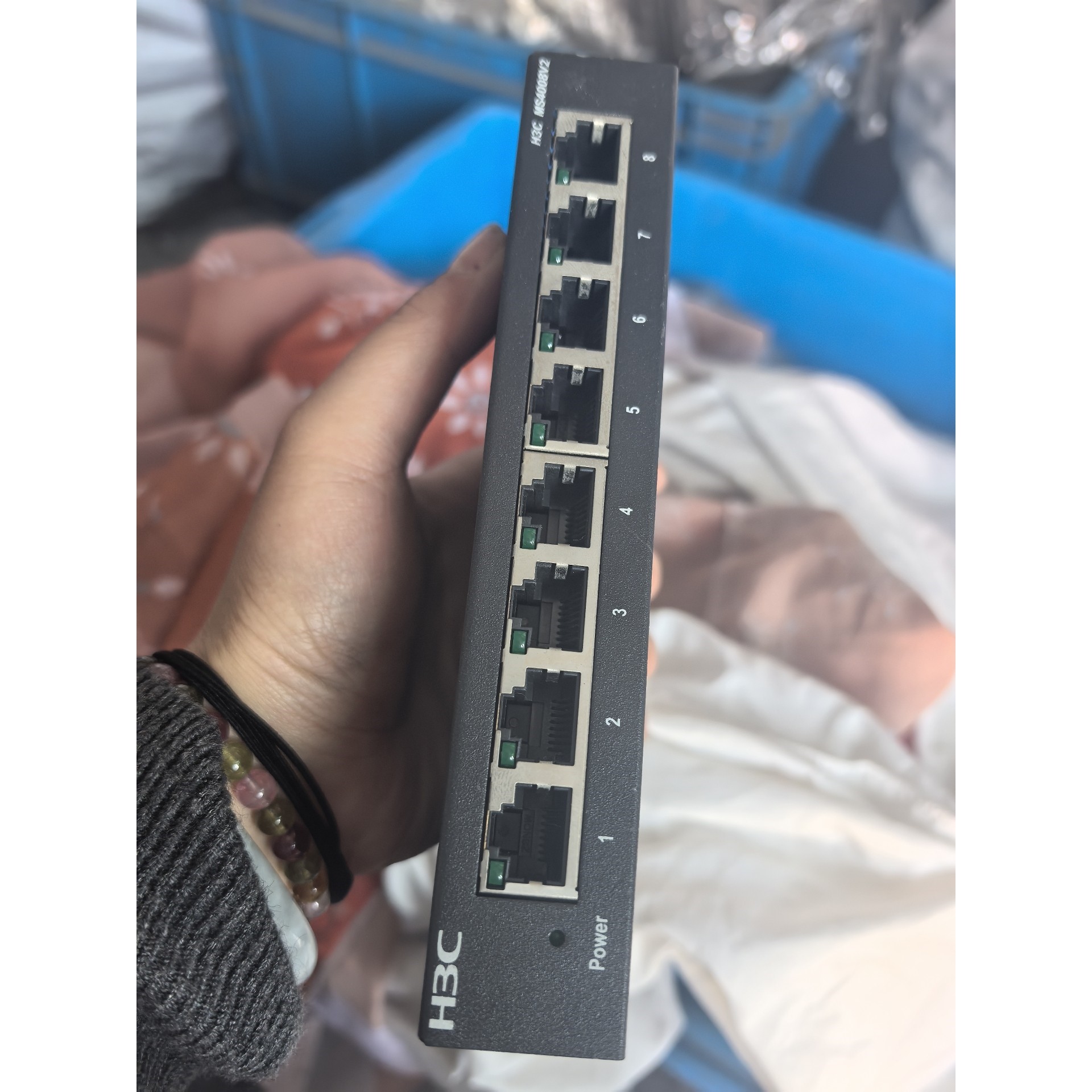 华三H3C  MS4008V2  8口千兆以太网交换机实物图议价 维修