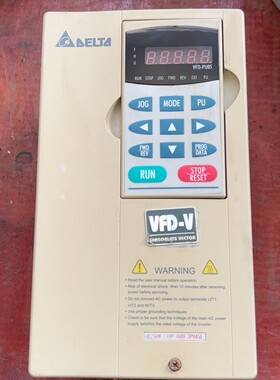 VFD台达变频器VFD007V43A  实物图拍摄  测试维修咨询