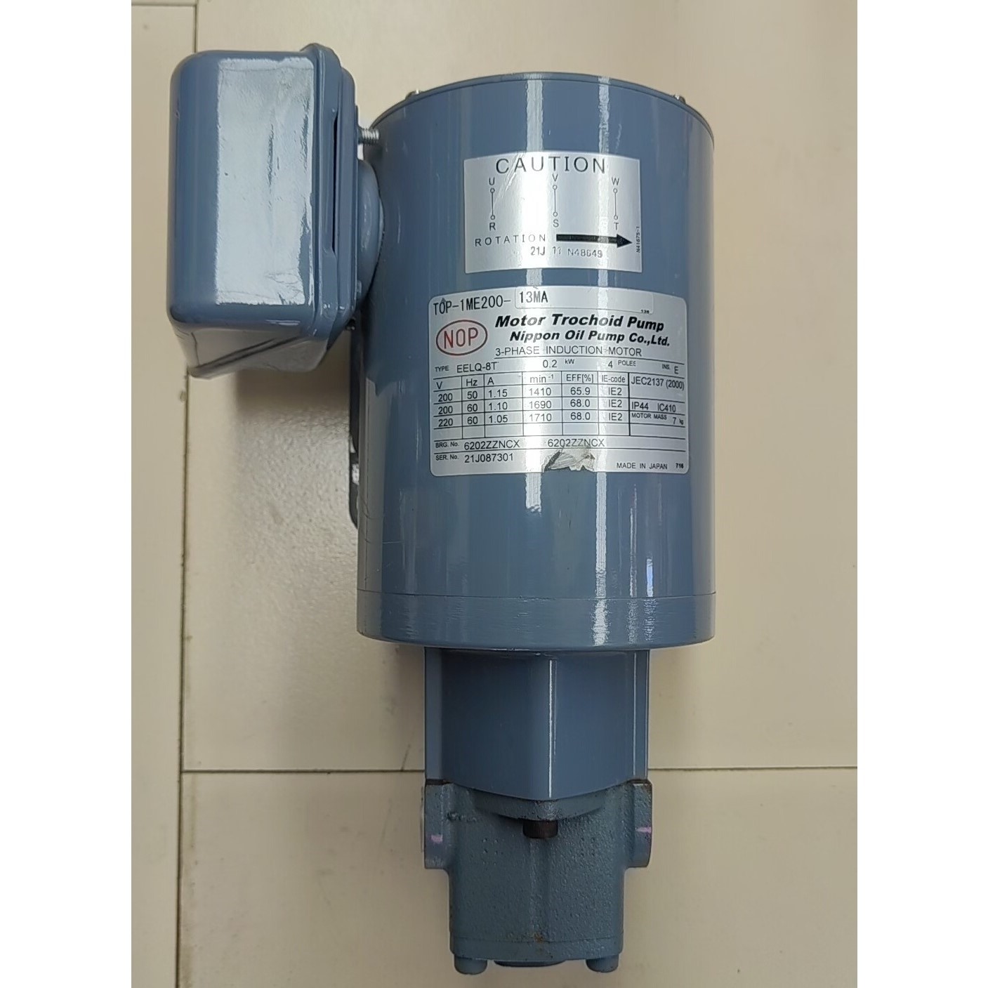 NOP 油泵 1ME200-13MA,原装进口,成色如图,有 备件议价