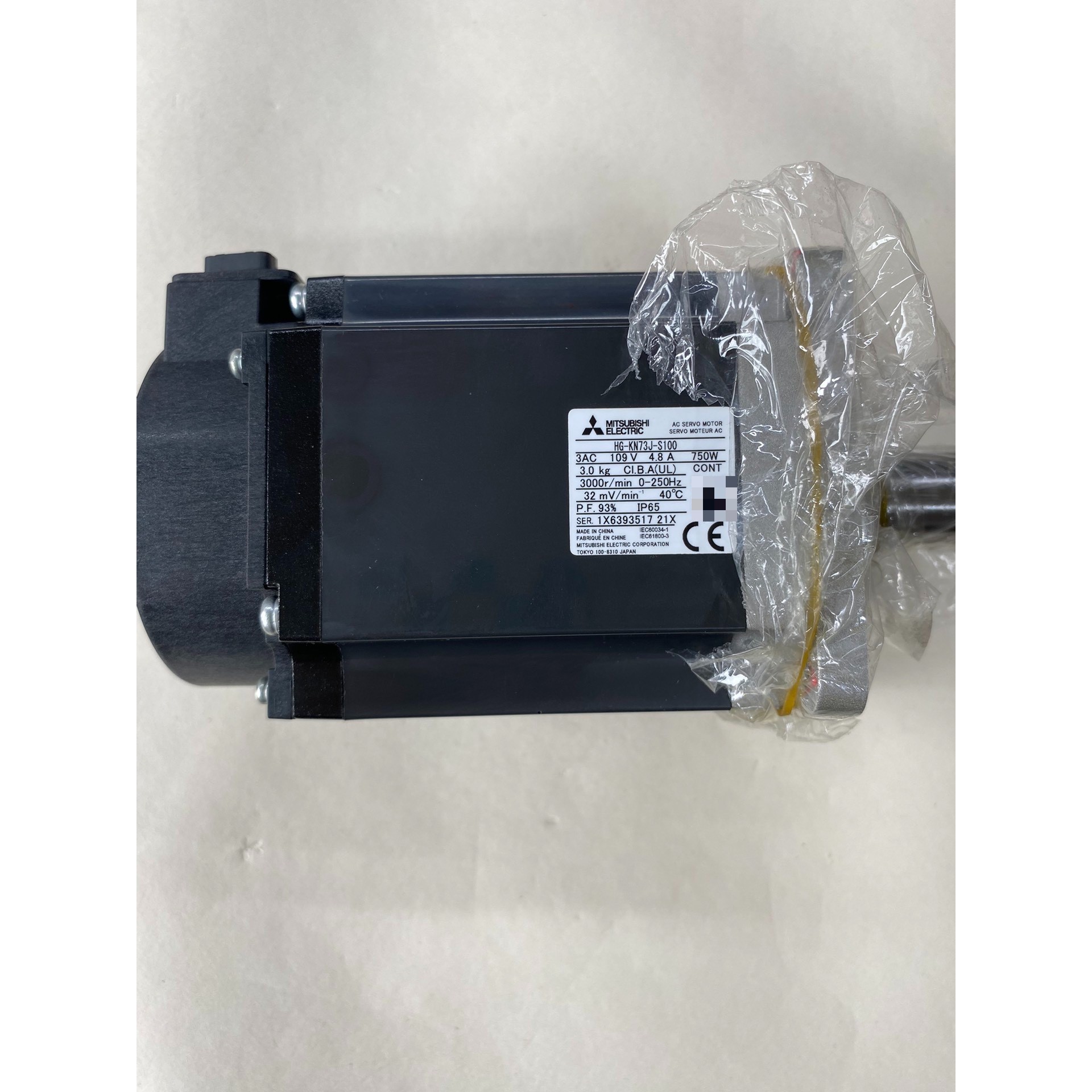 三菱伺服电机型号HG-KN73J-S100实物图拍摄全议价 维修