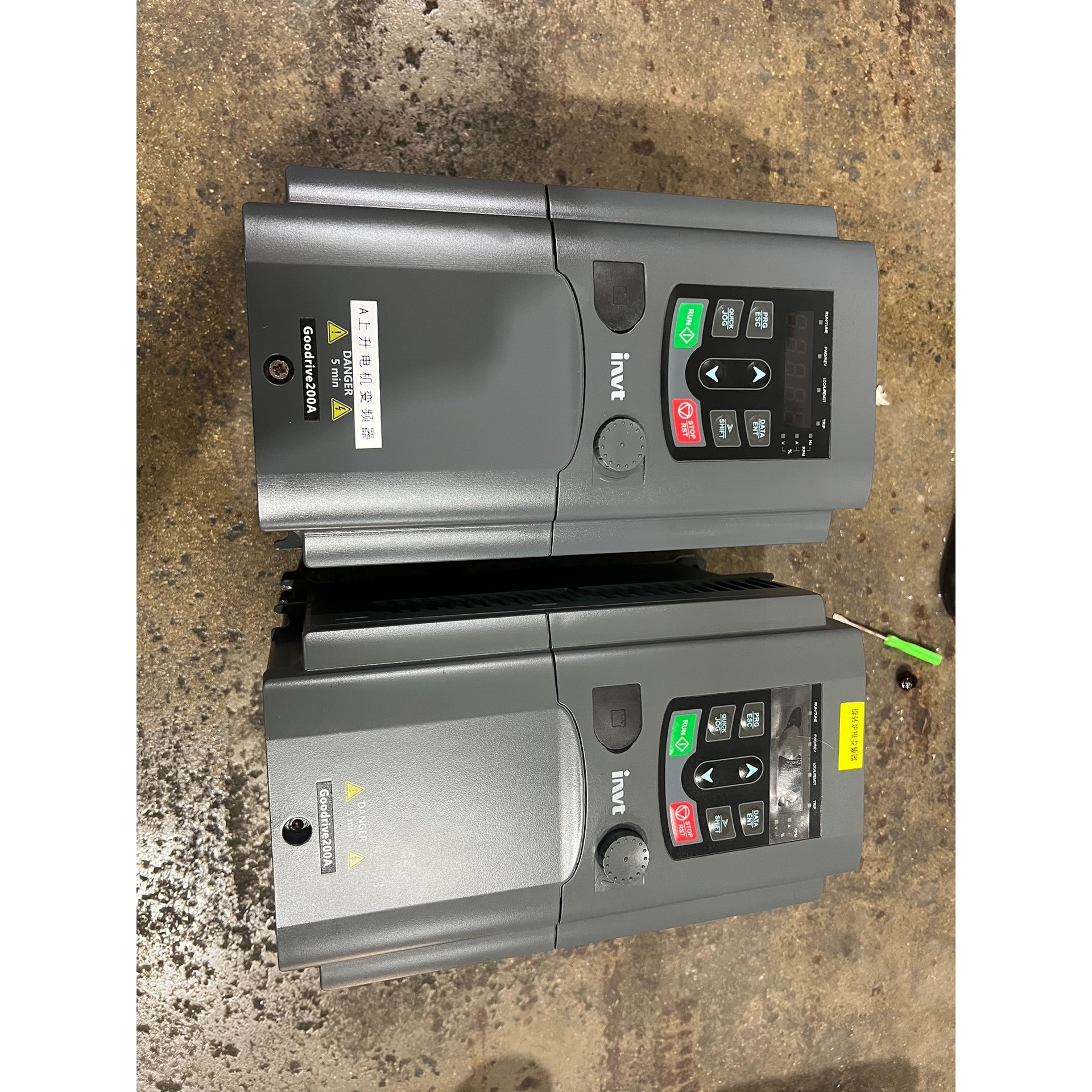 英威腾GD200A变频器4KW实物拍摄9成新功能完好没议价 维修