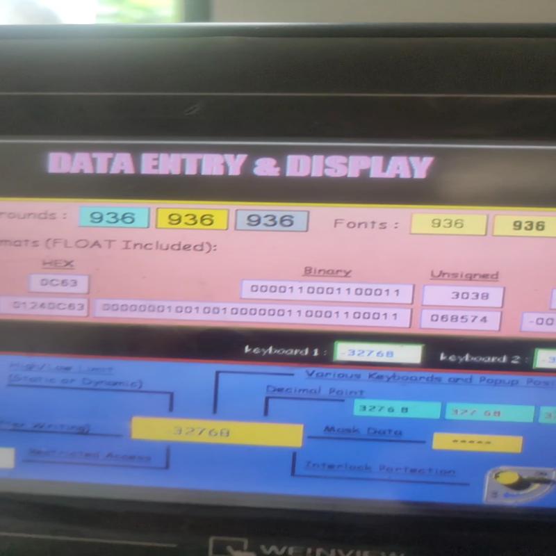 检测威纶触摸屏原装拆机MT8100i（V2WN）成色漂 咨询