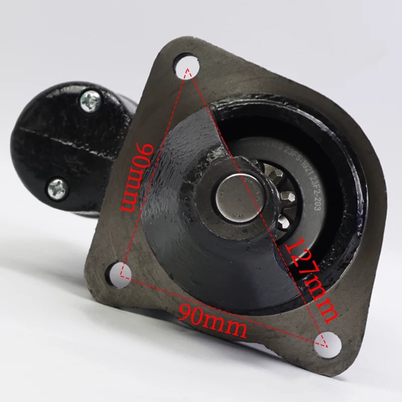 闽仙 QDJ1409B-P 起动机 12V 3.8KW 9齿  适用 北内912 903 系列