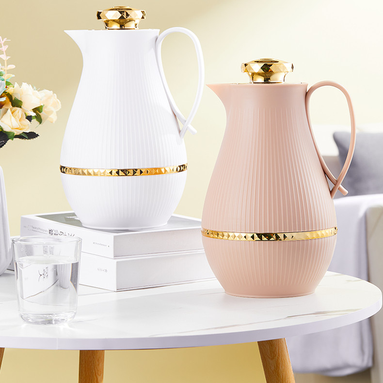 北欧风时尚简约保温壶家用玻璃内胆红胆热水壶办公室暖水瓶开水壶,餐饮具,保温壶,淘宝优惠券,粉丝福利购,淘宝优惠卷