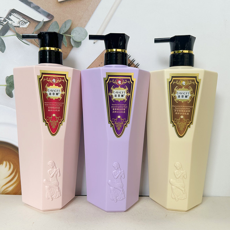 迪菲娜沐浴露洋甘菊玫瑰味持久留香保湿补水嫩滑全身男女士大容量
