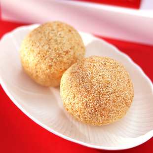 【顺德龙江煎堆】皮薄实心馅料甘香松脆过年特色祭拜贡品非遗特产