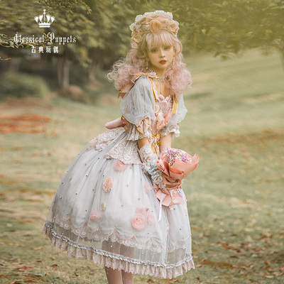 taobao agent Classic doll, dress, Lolita OP, Lolita style