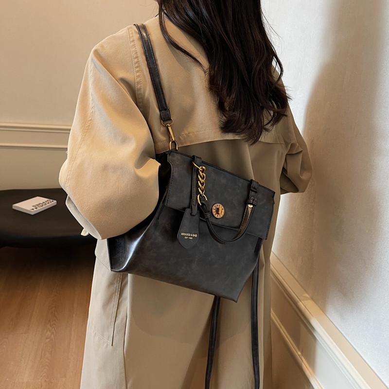 红鹮鸟秋冬美拉德通勤双肩包