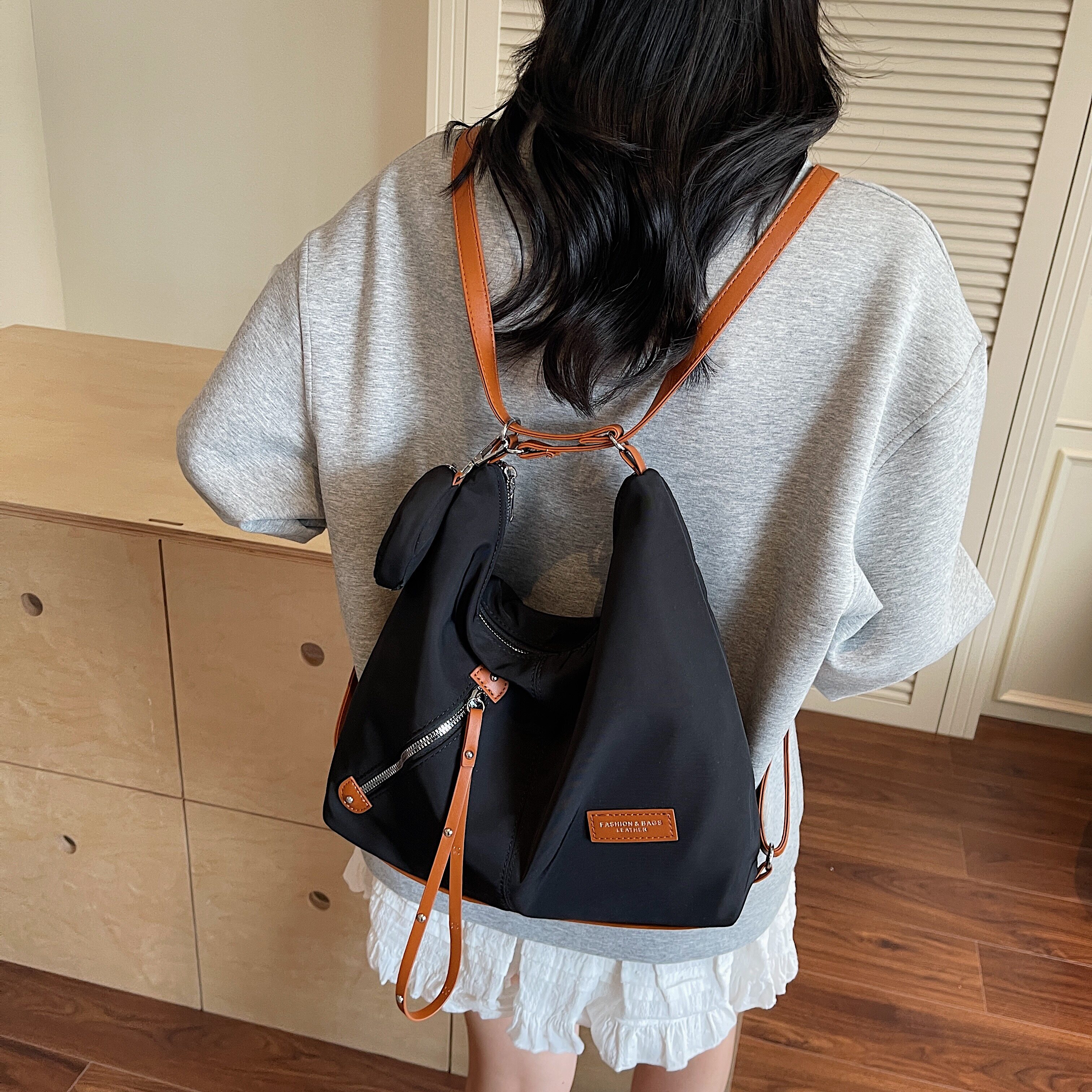 红鹮鸟高级感超火包包女2026质感小众单肩托特包多功能双肩包