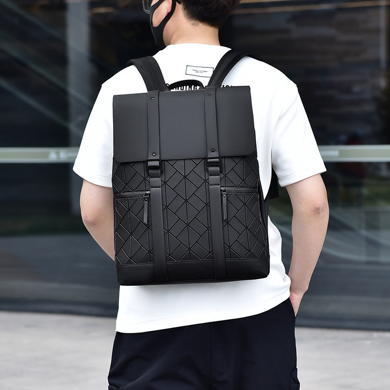 红鹮鸟双肩包男女大容量电脑背包休闲潮流高中大学生通勤旅行书包