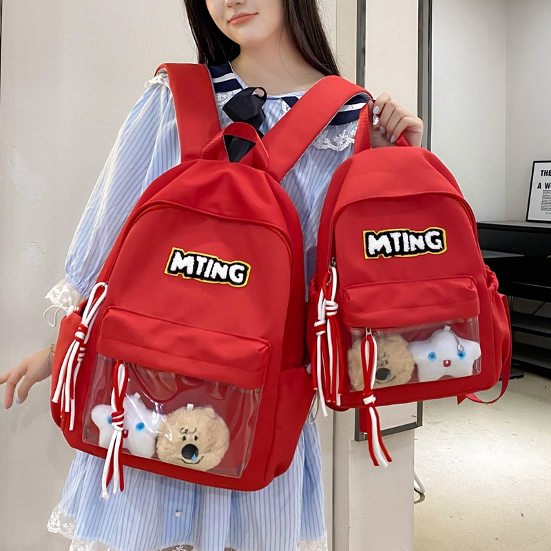 儿童外出小背包女生春游轻便书包女孩旅游可爱女童研学初中双肩包