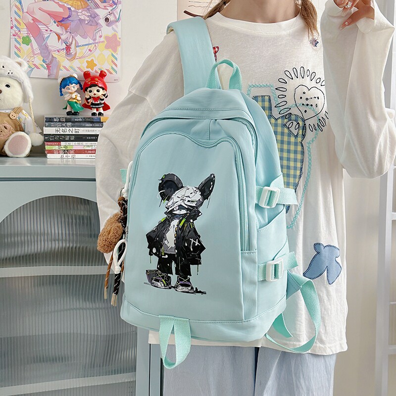 红鹮鸟小众设计感卡通双肩包女2026大容量书包外出轻便背包