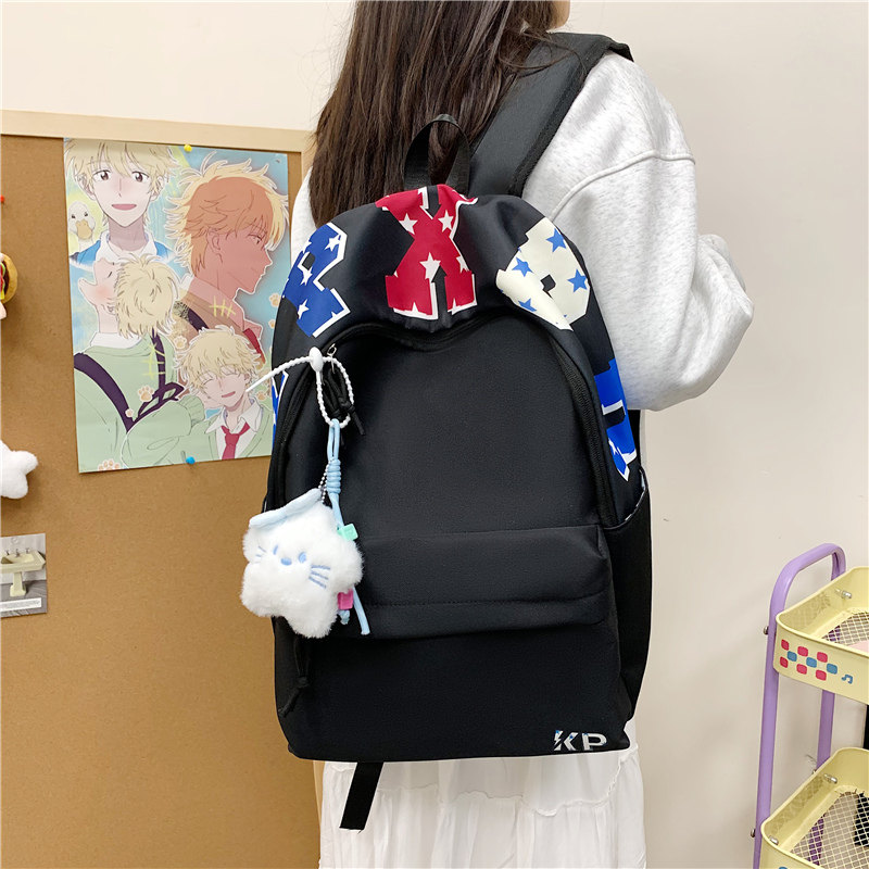 红鹮鸟小众简约大容量双肩包