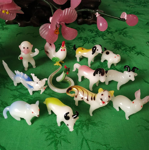 北京非遗纯手工小摆件怀旧12生肖