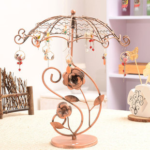 展示架旋转钥匙袜子手机配件耳环串收纳首饰品架项链挂钩手串链架