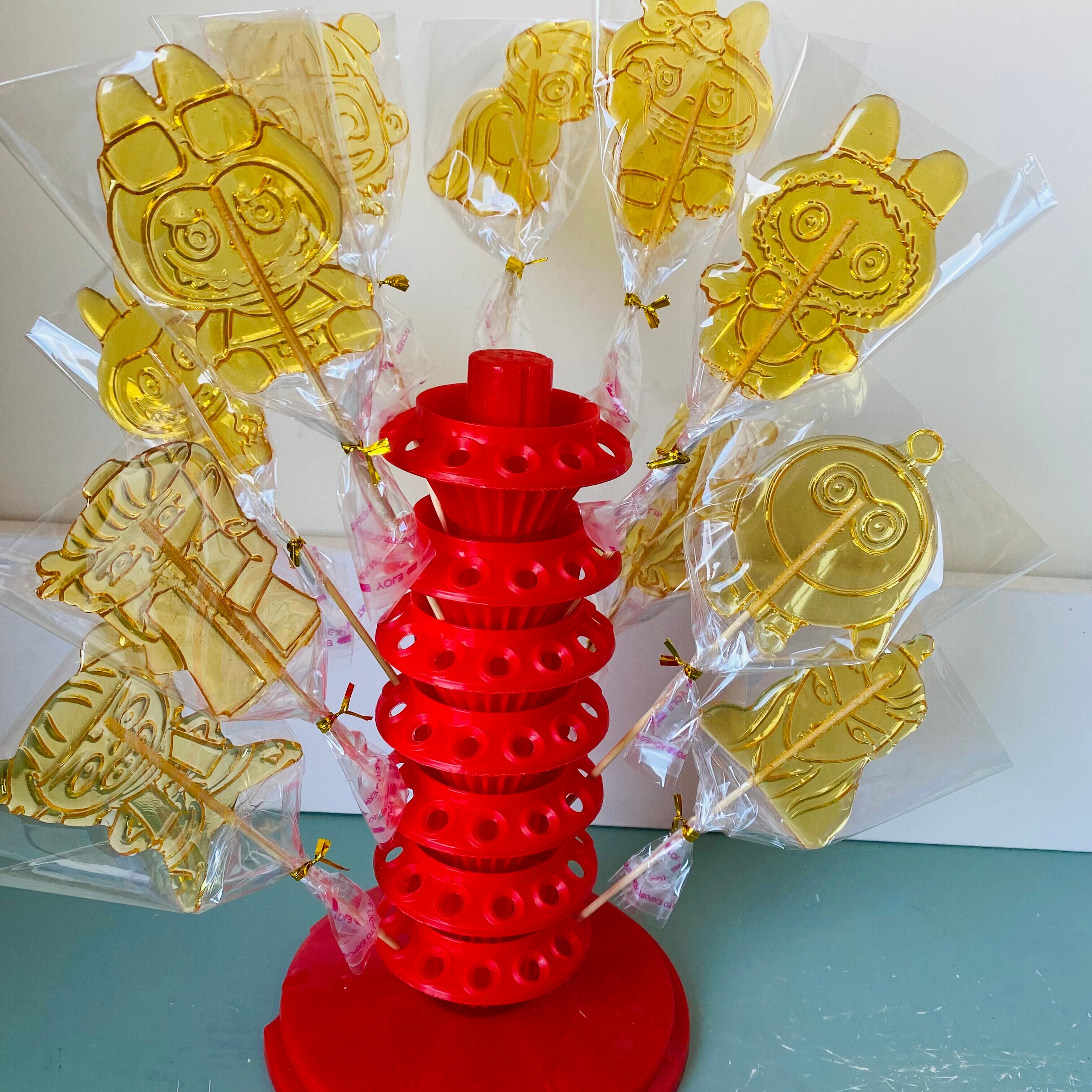 纯手工成品糖画摆摊活动展示