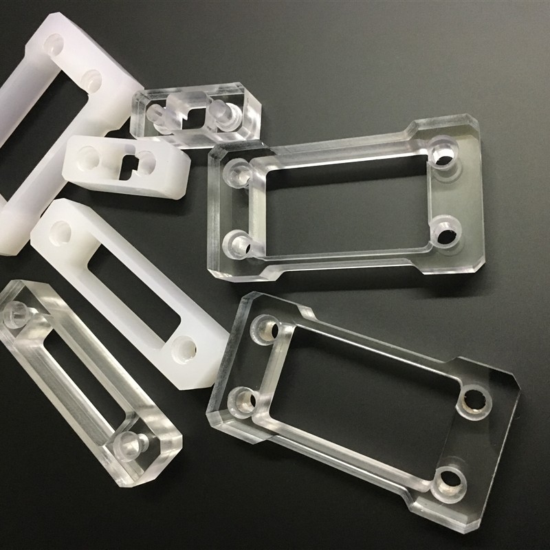 进口亚克力板有机玻璃板攻丝折弯UV丝印激光切割CNC雕刻定制加工