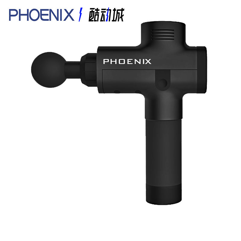 phoenixA2黑色筋膜枪深层肌肉放松器颈大肌膜按摩抢电动胡子震动 运动/瑜伽/健身/球迷用品 筋膜枪 原图主图