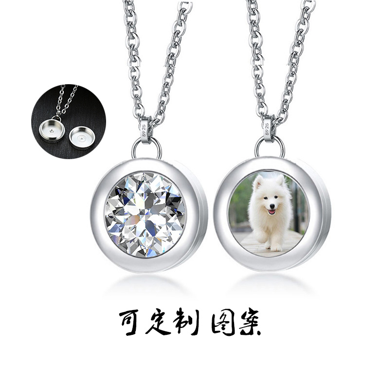 欧美银饰项链珠宝图片吊坠