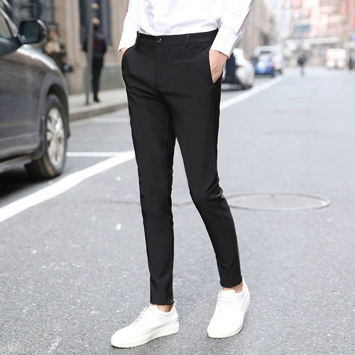 Летние тонкие штаны для школьников для отдыха, облегающий крой, в корейском стиле