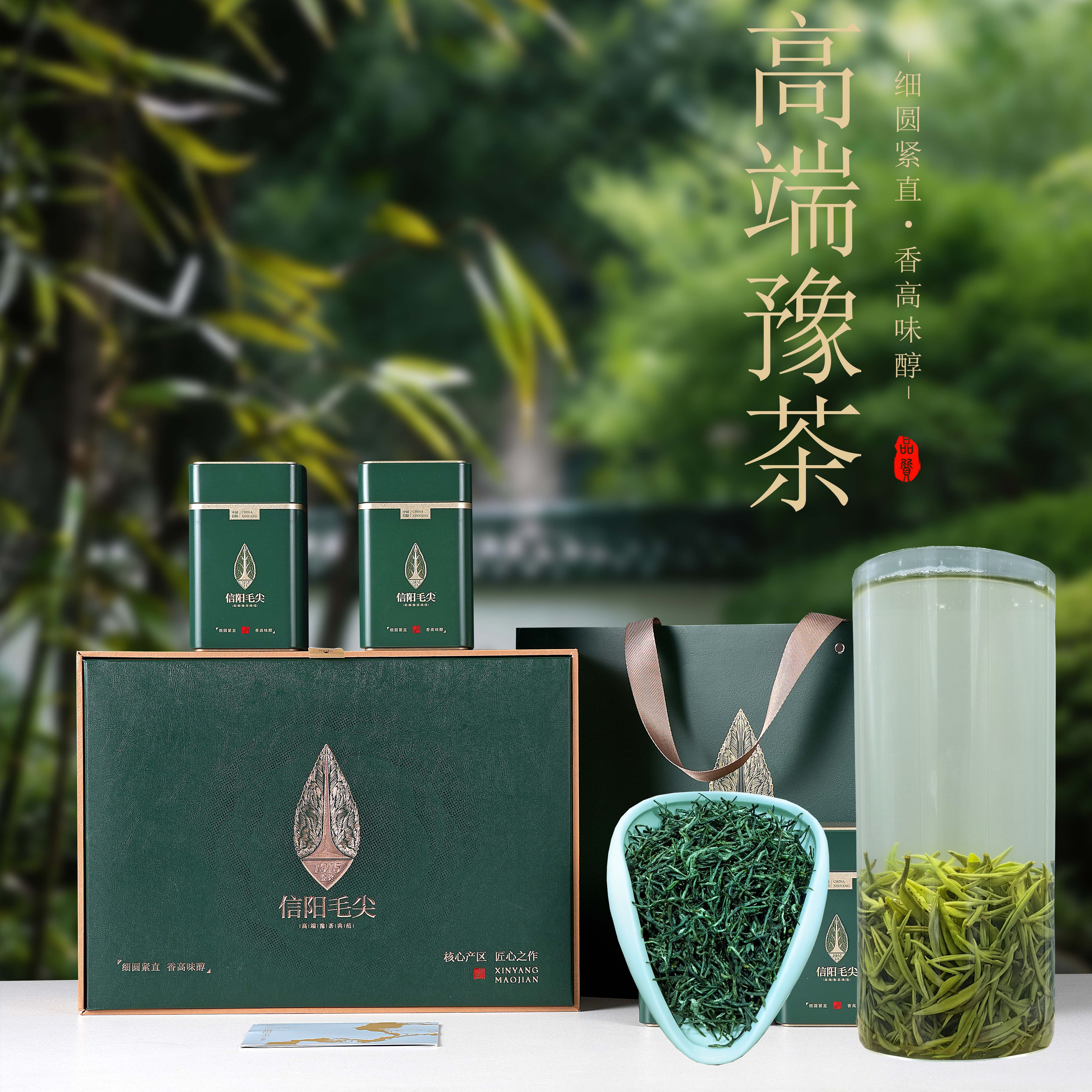 信阳毛尖明前嫩芽礼盒装高档送礼