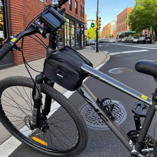 适用于美利达自行车前梁包收纳上管包大容量山地公路车配件装备大