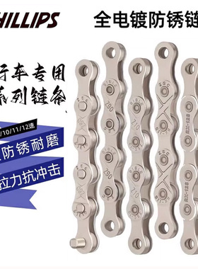 适用菲利普PIONEER/Crush/GTS/THAN/Campagne飞鱼未了自行车链条