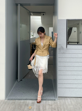 YOOMINI-雅不规则设计感短裙2026初春半身裙(26年早春)Y11227-DSY