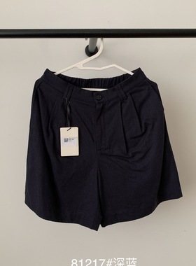 THXGIVING-百搭简约松紧腰休闲短裤81217