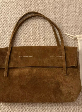 ARAN PLAMM-尚百搭麂皮绒极简纯色设计手提单肩腋下单肩包32-857