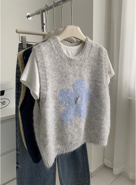 买手严选-泡菜馆-26年早春新款韩版减龄叠穿女款外穿背心洋MB143