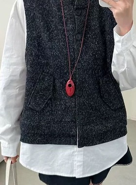 买手严选-韩锐池-26年早春韩系撞色拼接假两件小衫500680