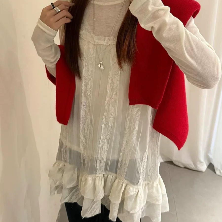 依爱裳-26年早春圆领宽松长袖T恤+吊带花边背心套装2590,孕妇装/孕产妇用品/营养,连衣裙,淘宝优惠券,粉丝福利购,淘宝优惠卷