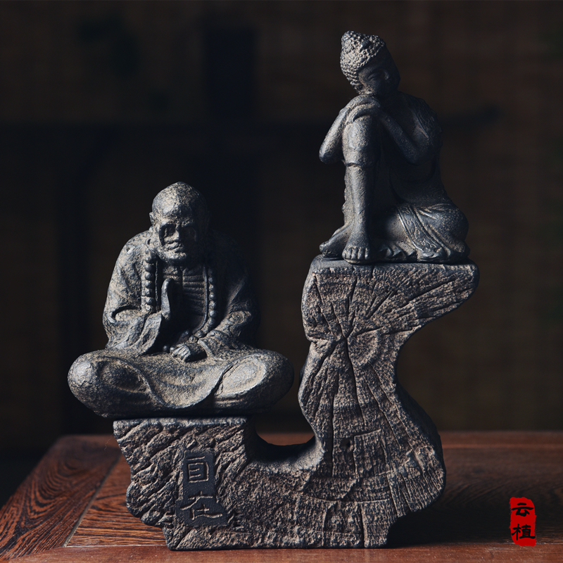 家居摆件仿石中国风日式