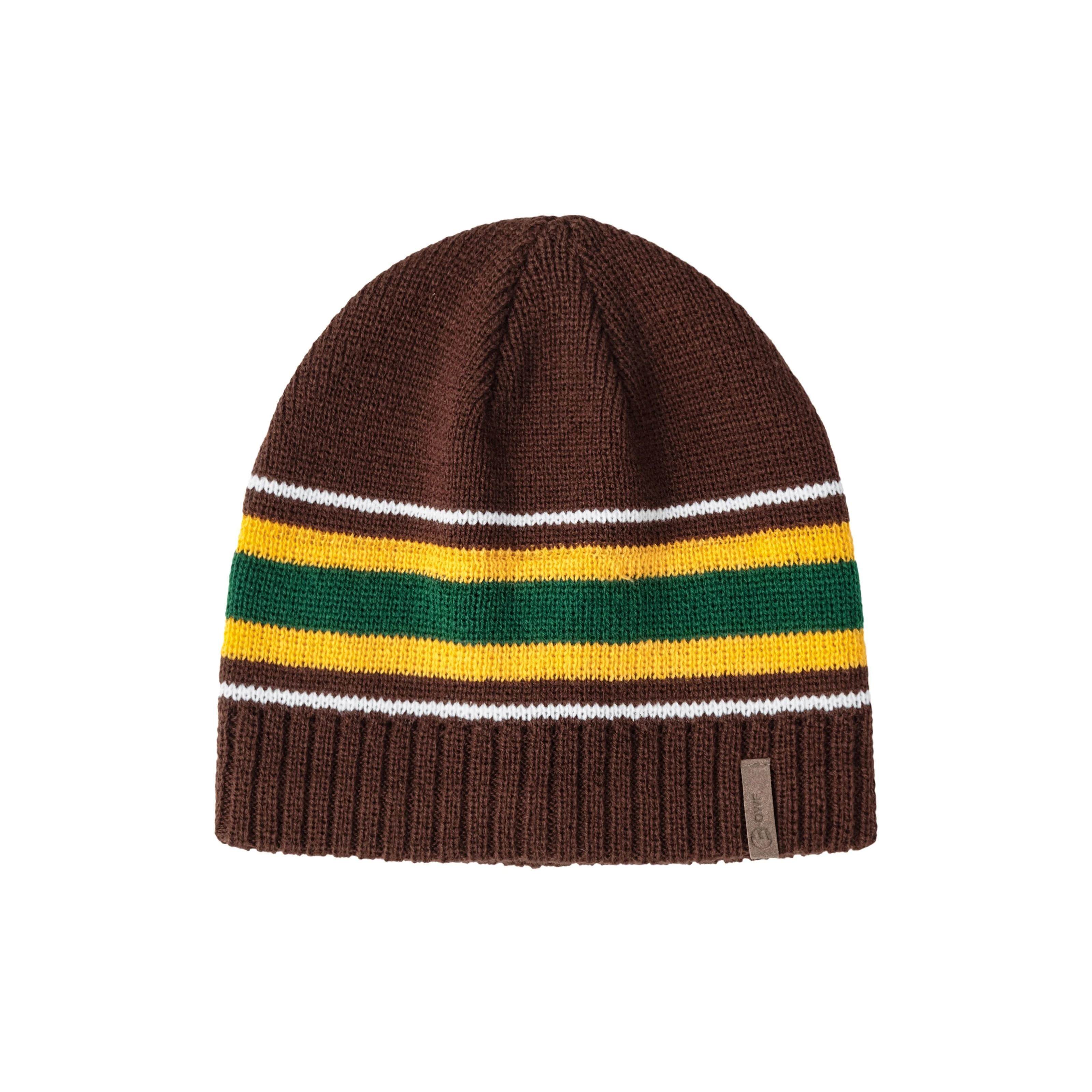 owf针织帽条纹毛线原创