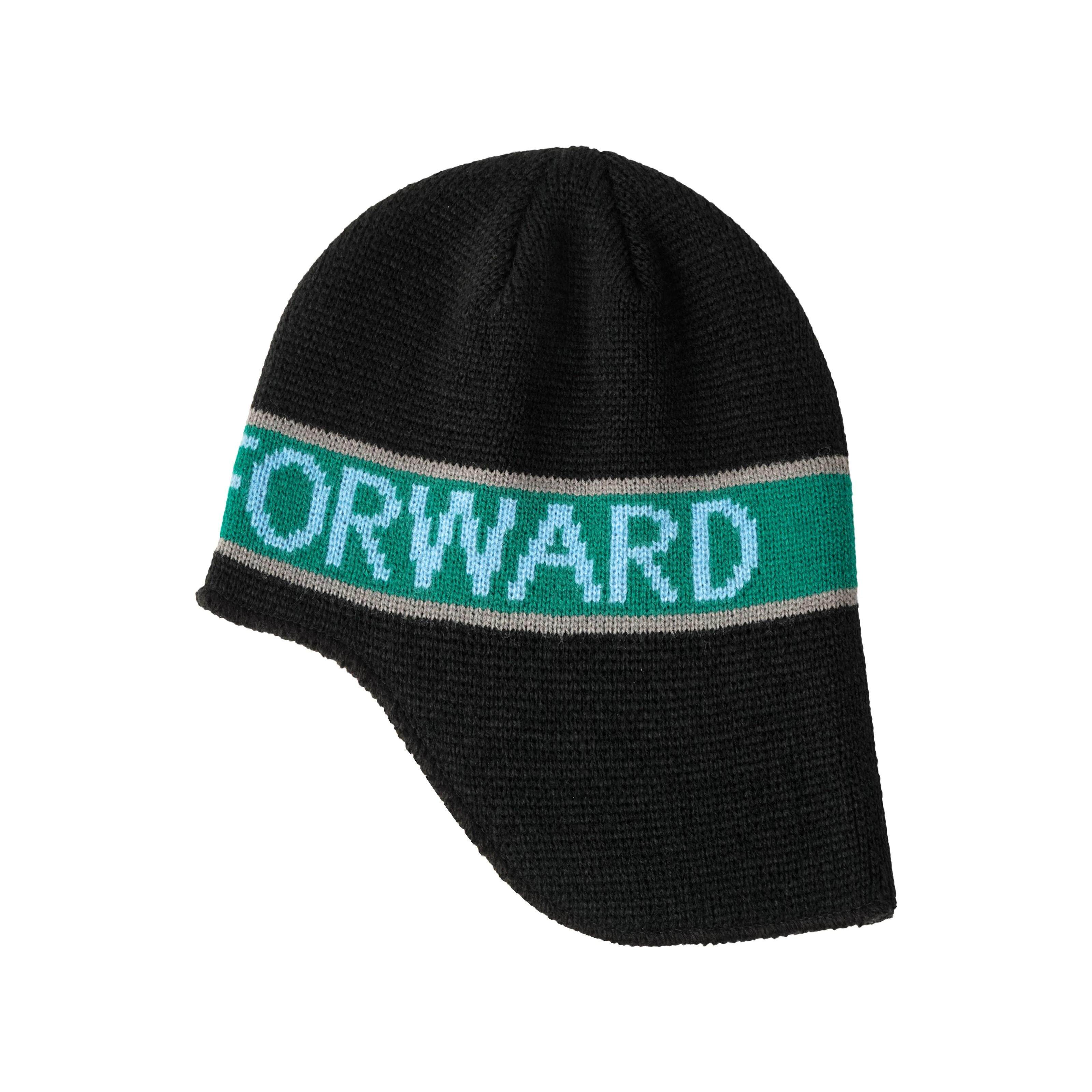 owf毛线帽骑士遮耳字母针织原创