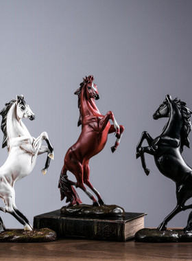 新中式十二生肖马到成功风水摆件办公室开业乔迁新居装饰商务礼品